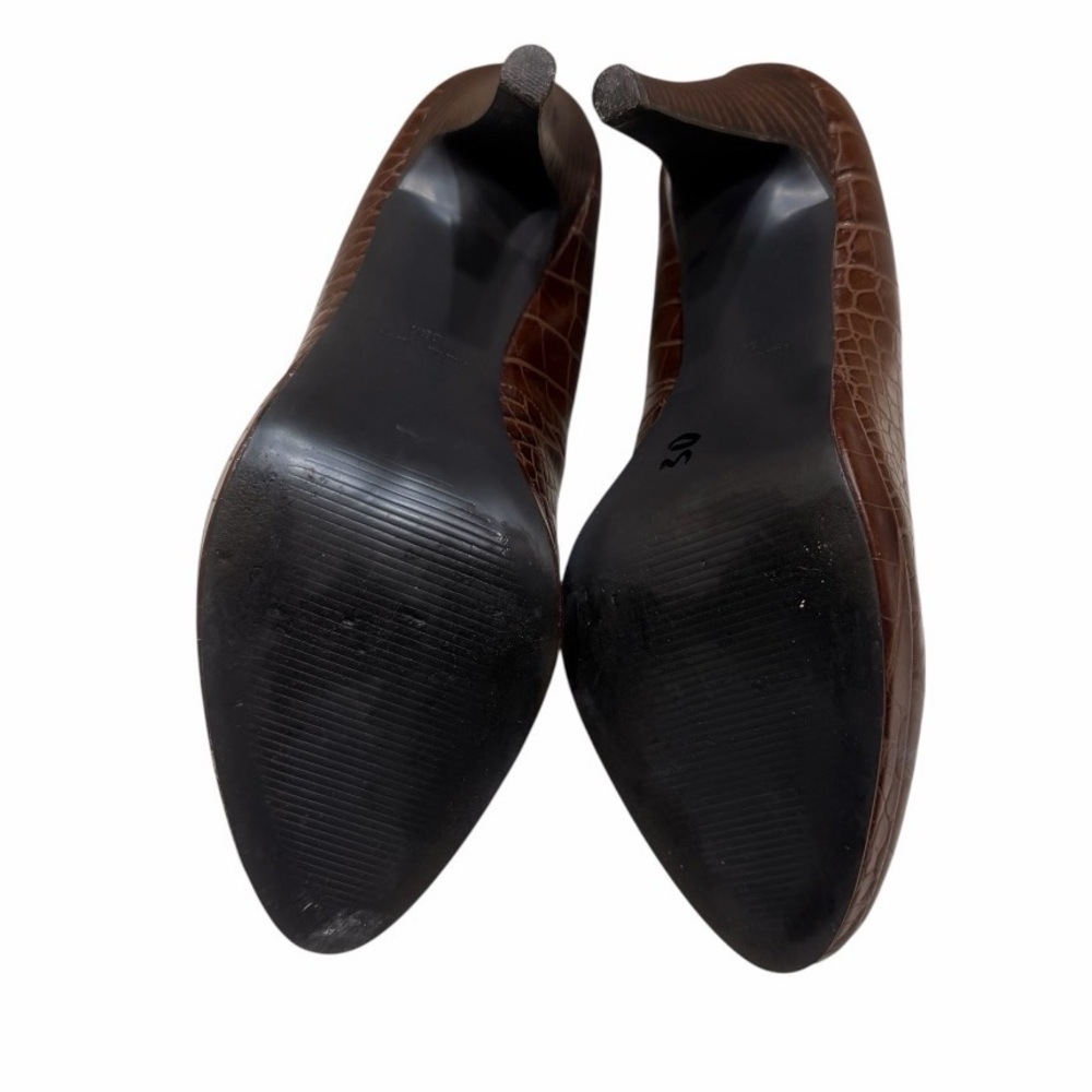 Nine West Brown Shoes Size 8 1/2 Preowned - Picture 6 of 8